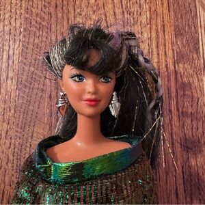 Vintage Mattel 1996 Splash 'n Color Kira Barbie in formal dress